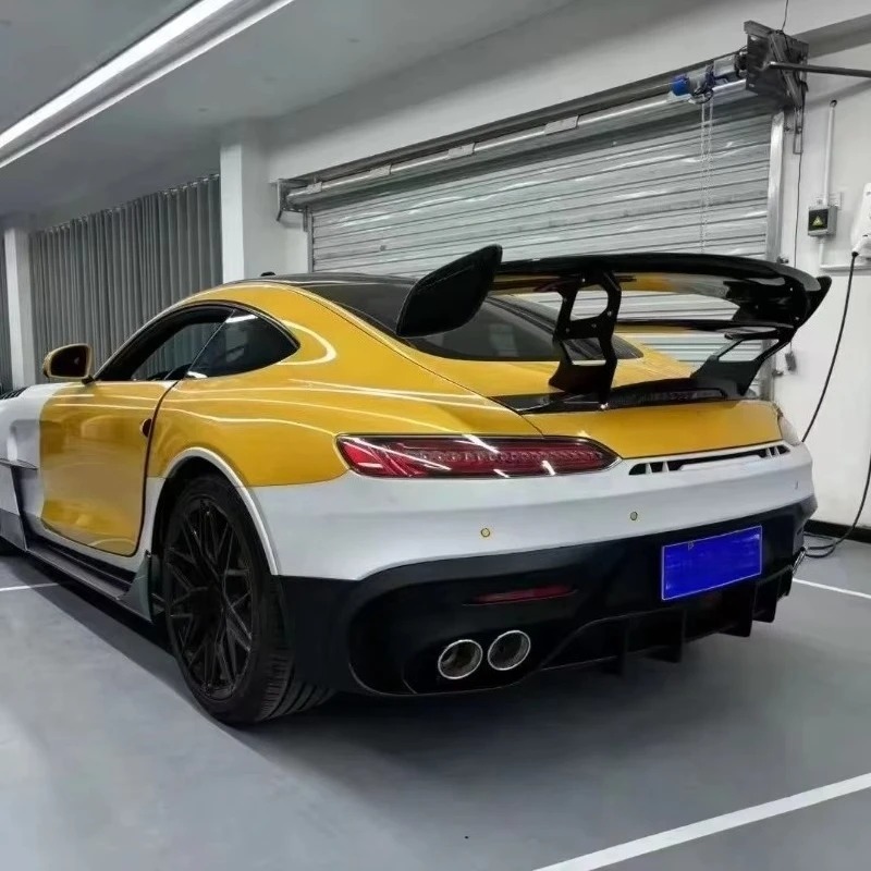 Body Kit Modification Parts for GT GTS Rear Spoiler BS Style Forged Dry Carbon Fiber Rear Spoiler Rear Wing